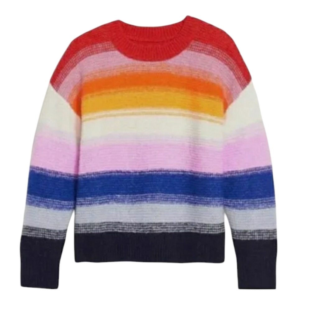 Old Navy Rainbow Knit Sweater Women's 2X multicolor - Picture 9 of 9
